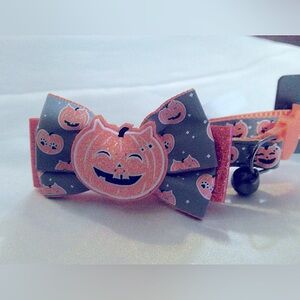 Thrills & Chills Reflective Pumpkin Kitten Collar